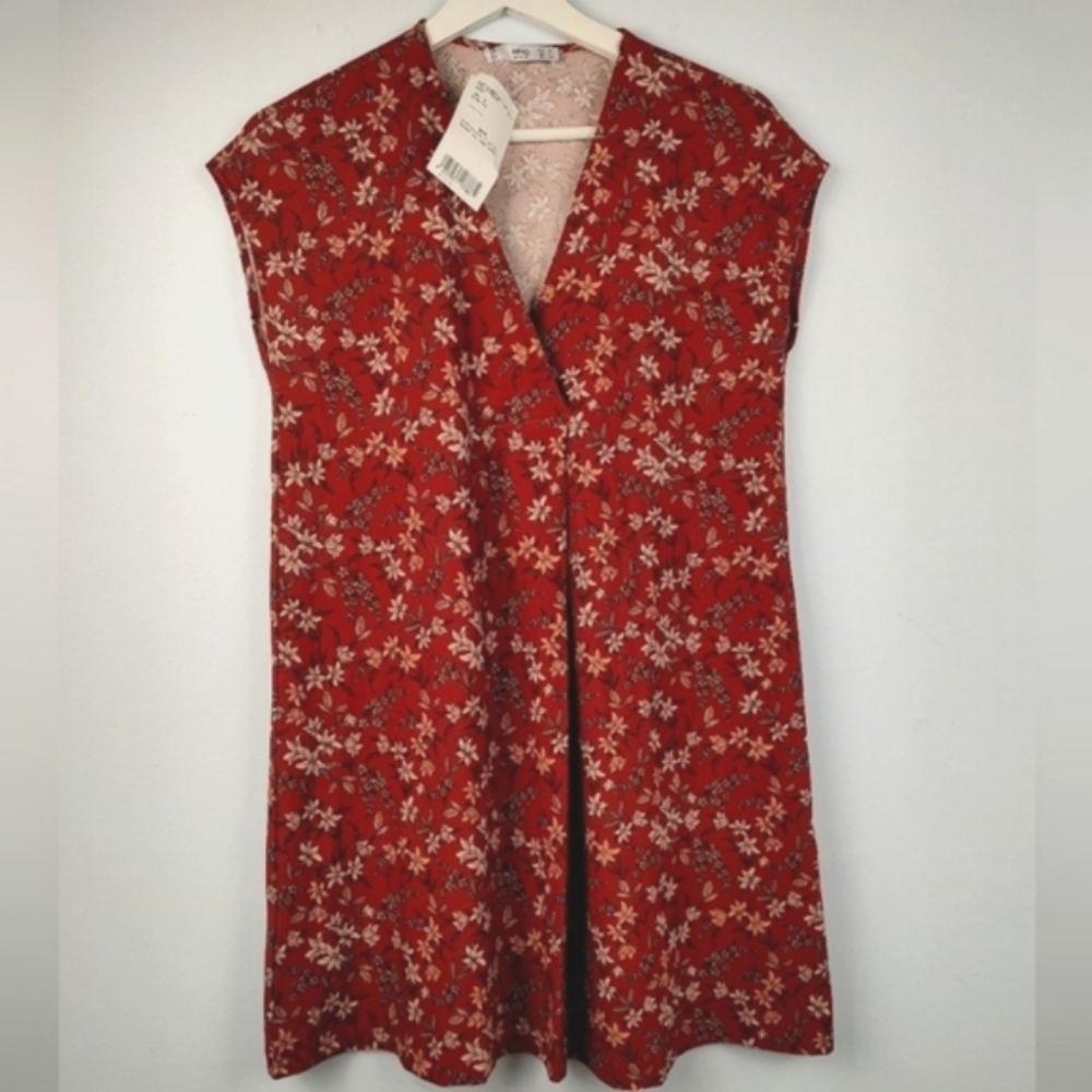 Ming Basics Women's  Brown Floral Dress  Size 2